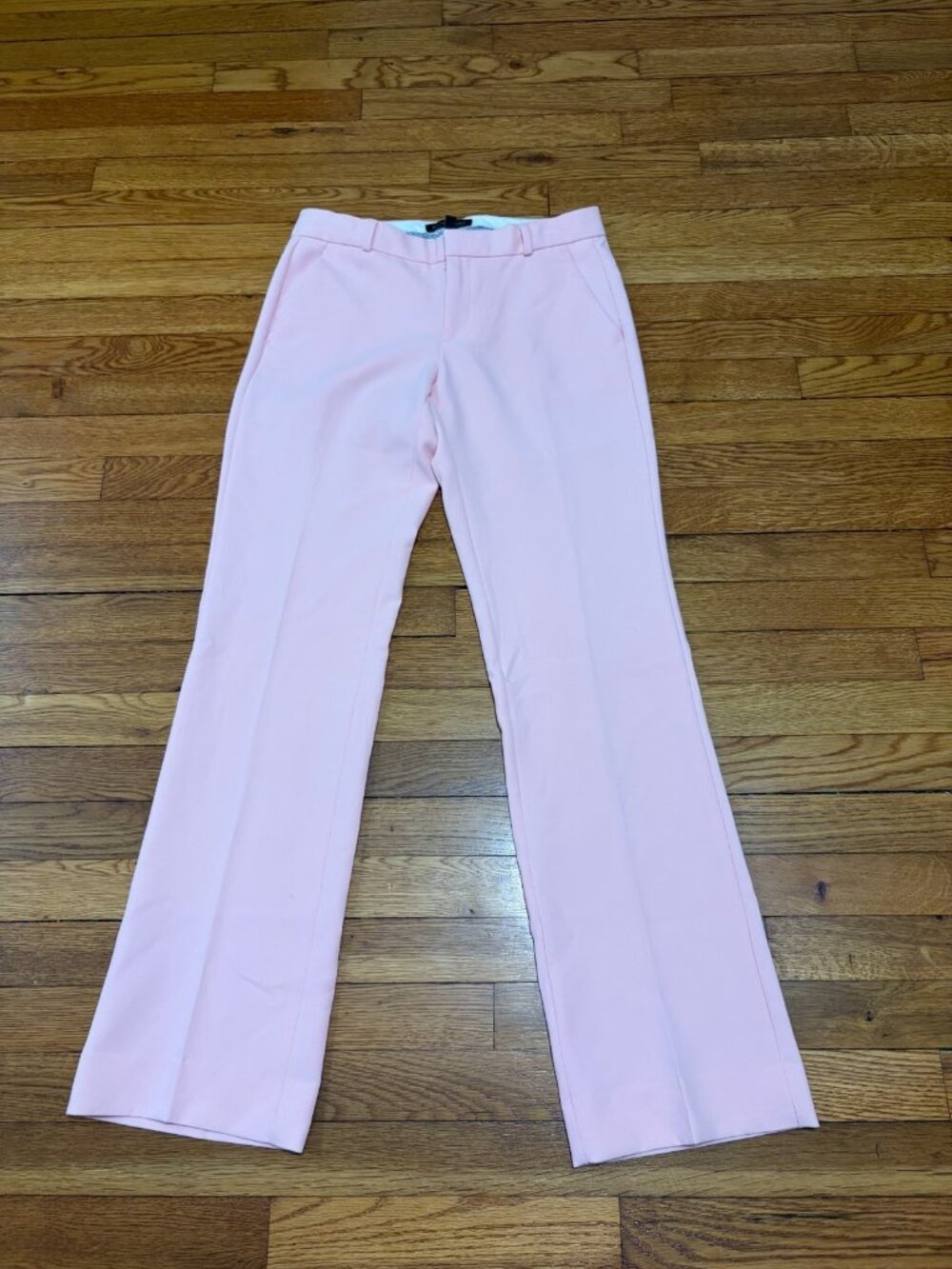 Banana Republic Womens Pants Logan Fit Bootcut Trousers Size 4 Pink Career